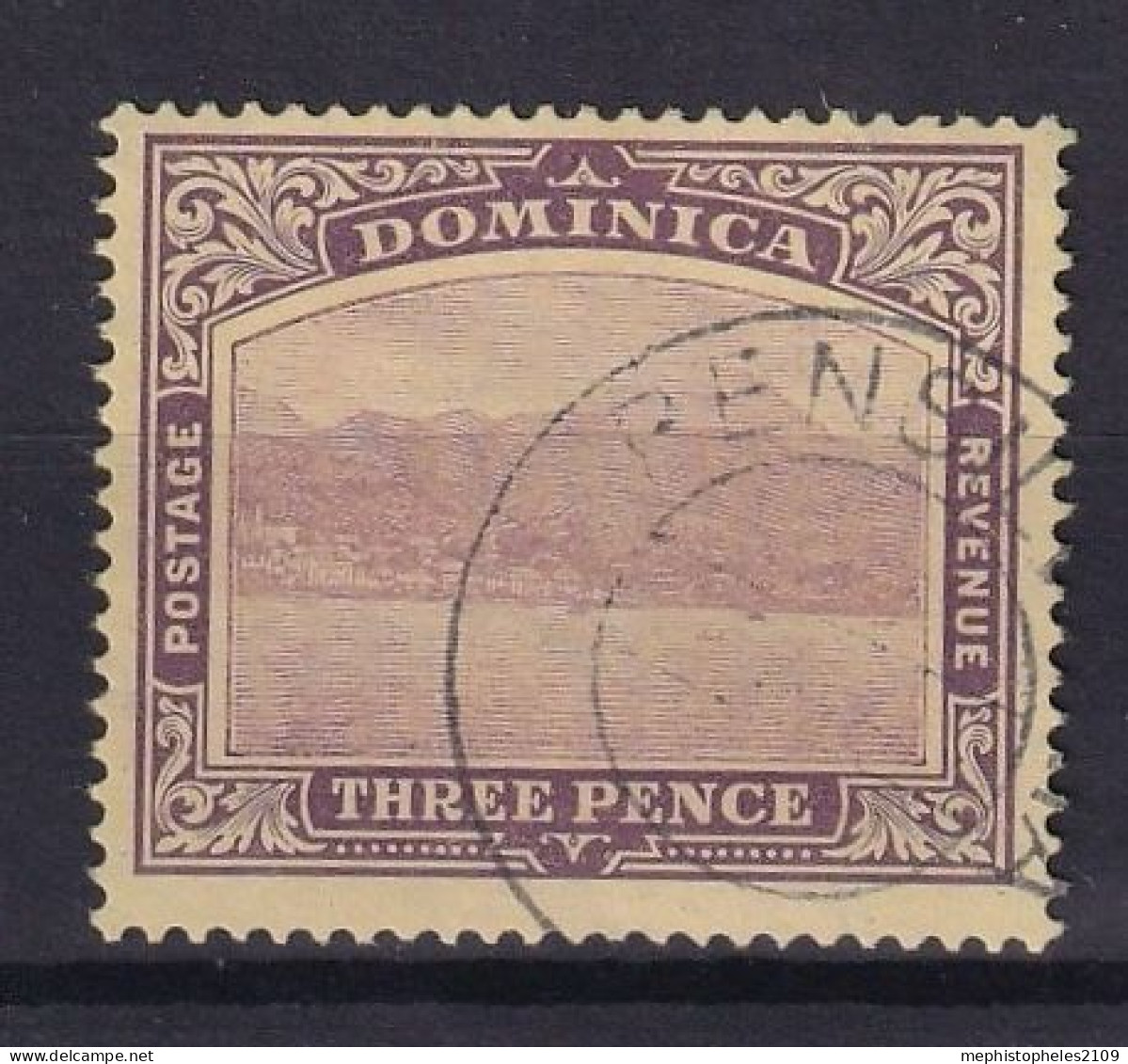  DOMINICA 1908 - Canceled - Sc# 40b - Dominique (...-1978)