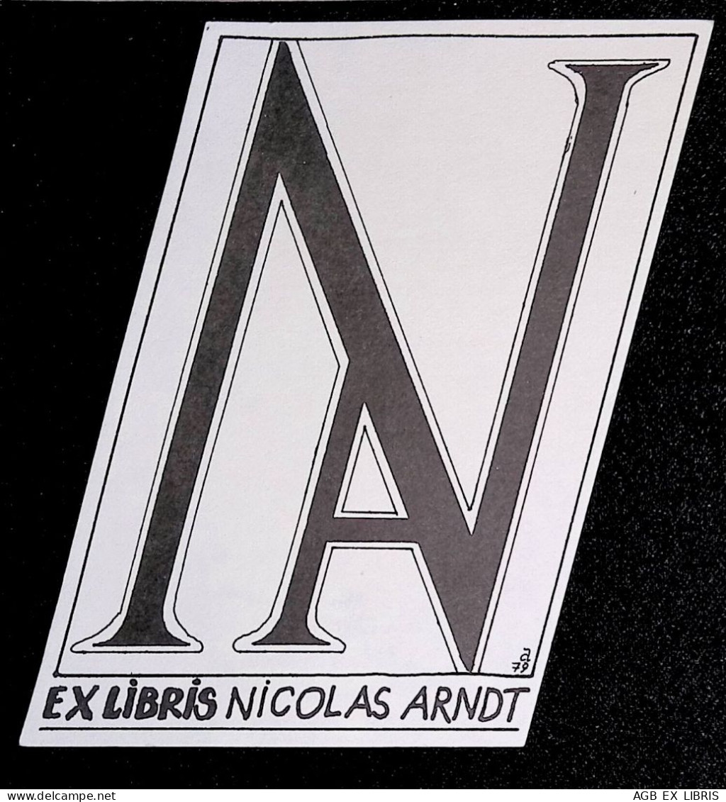 EX LIBRIS HELMUT ARNDT Per NICOLAS ARNDT L27b-F01 - Exlibris