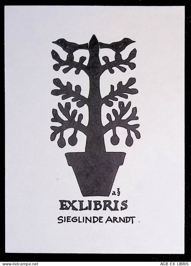 EX LIBRIS HELMUT ARNDT Per SIEGLINDE ARNDT L27b-F01 - Exlibris