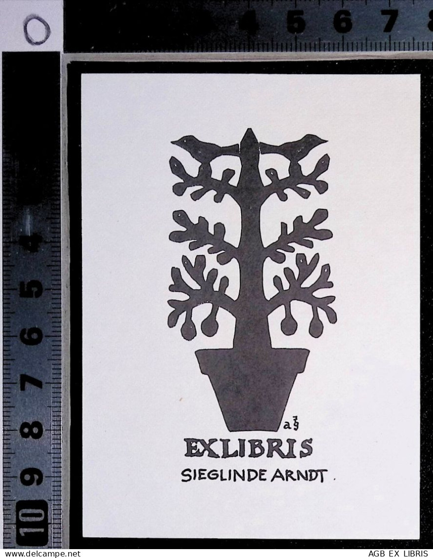 EX LIBRIS HELMUT ARNDT Per SIEGLINDE ARNDT L27b-F01 - Exlibris