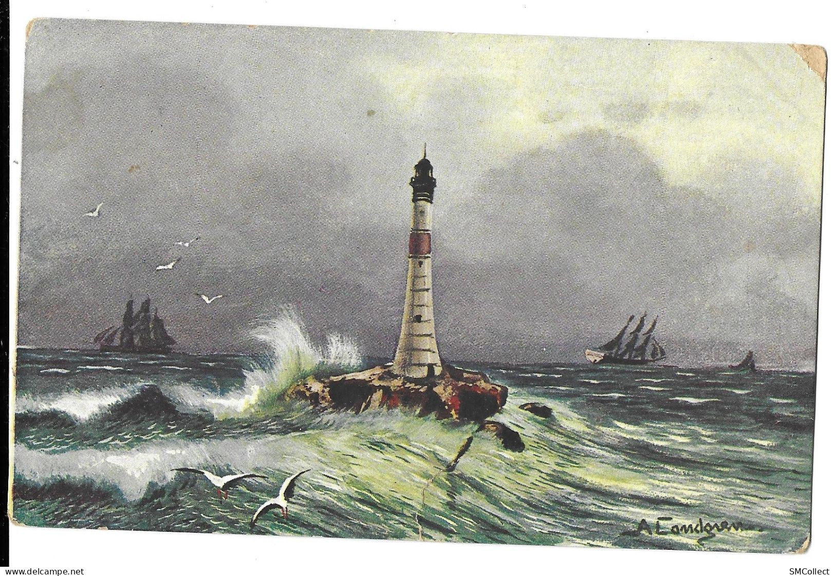 Illustrateur. Phare En Mer (A20p73) - Lighthouses