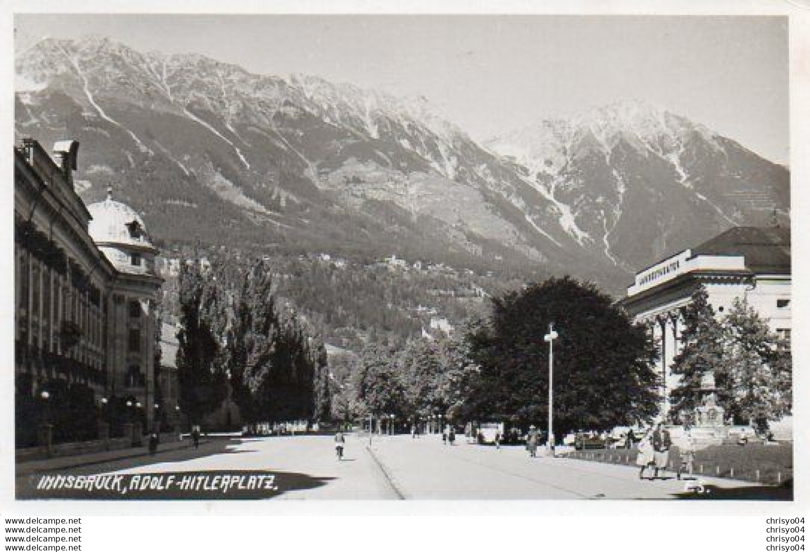 3V5Ct   Autriche Innsbruck Adolf Hitlerplatz (rare View) - Innsbruck