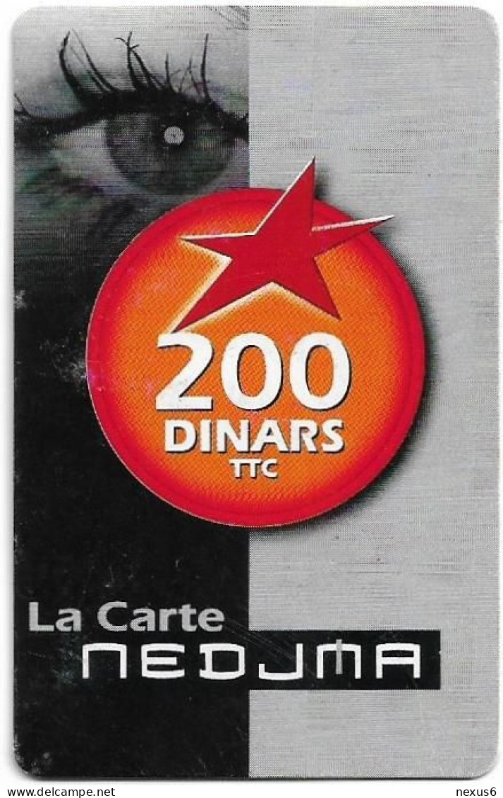 Algeria - Nedjma - La Carte Nedjma, Mouth, Exp.31.01.2008, GSM Refill 200DA, Used - Argelia