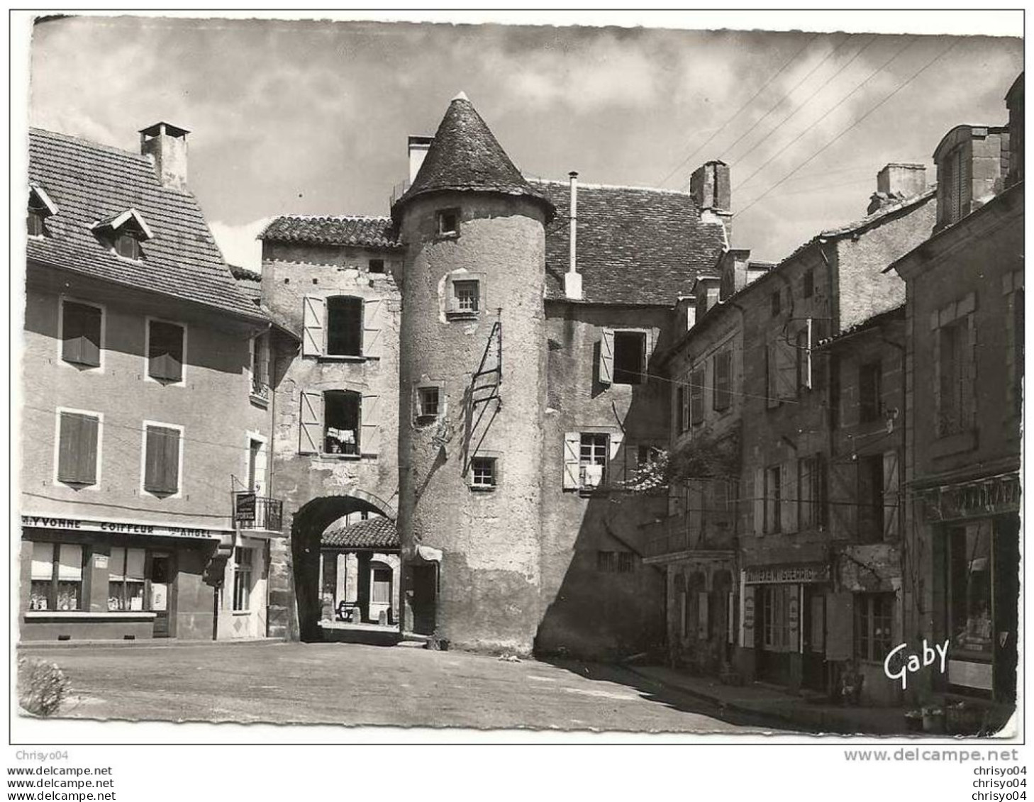 14Ve   46 LACAPELLE MARIVAL LA PORTE DU FORT COIFFEUR (VUE PAS COURANTE) - Lacapelle Marival