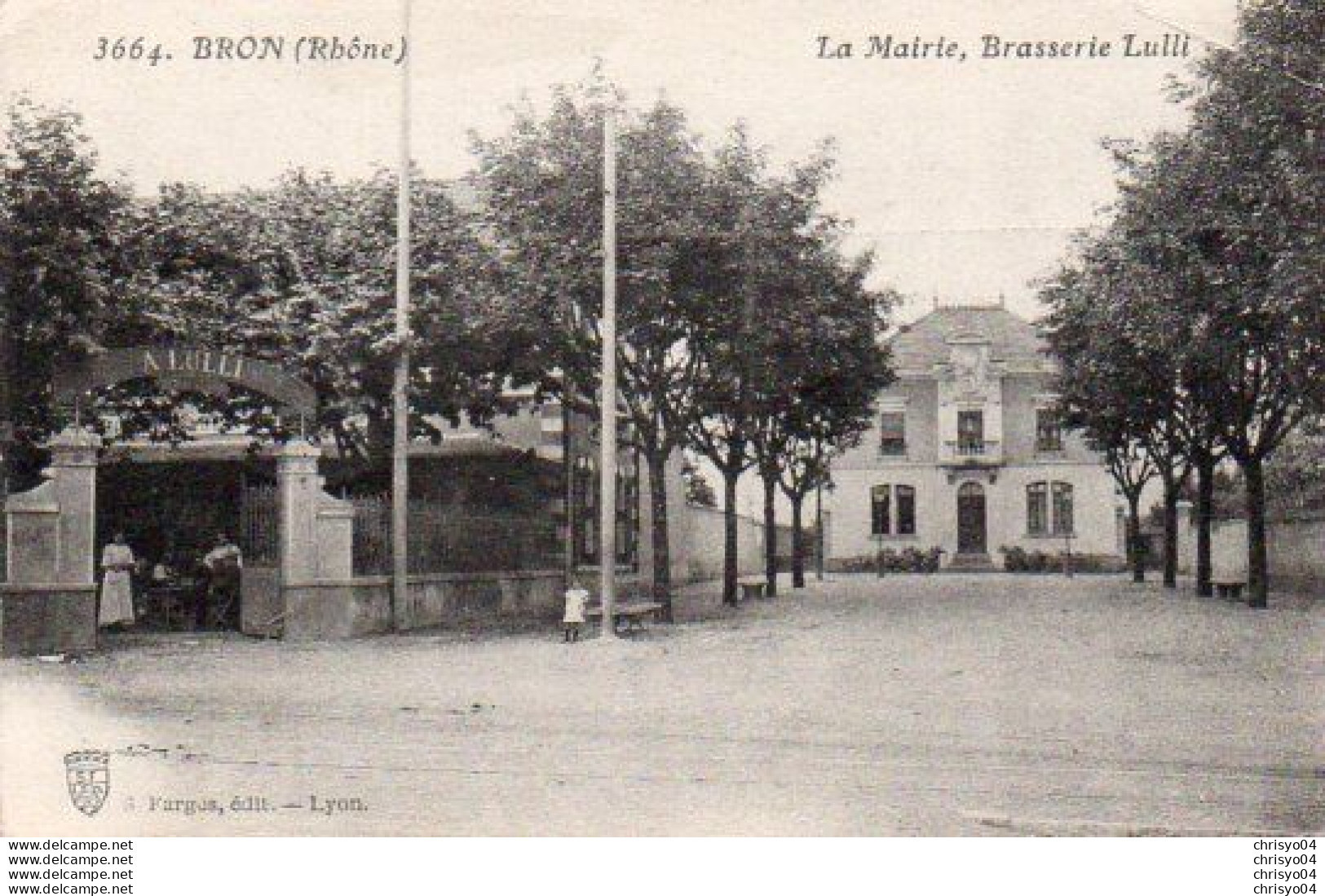 3V5Ct   69 Bron La Brasserie Lulli Prés La Mairie - Bron