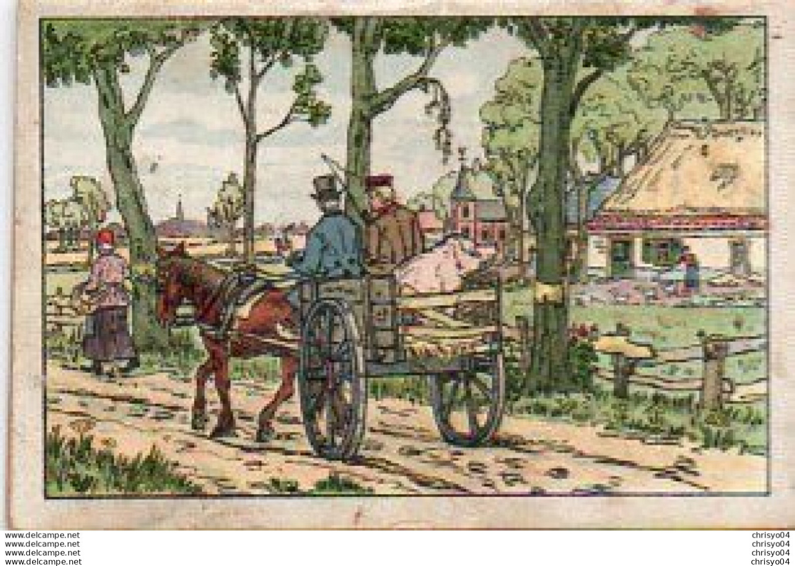 3V9Vo  Calendrier De Poche De 1900 Cacao Van Houten - Kleinformat : ...-1900