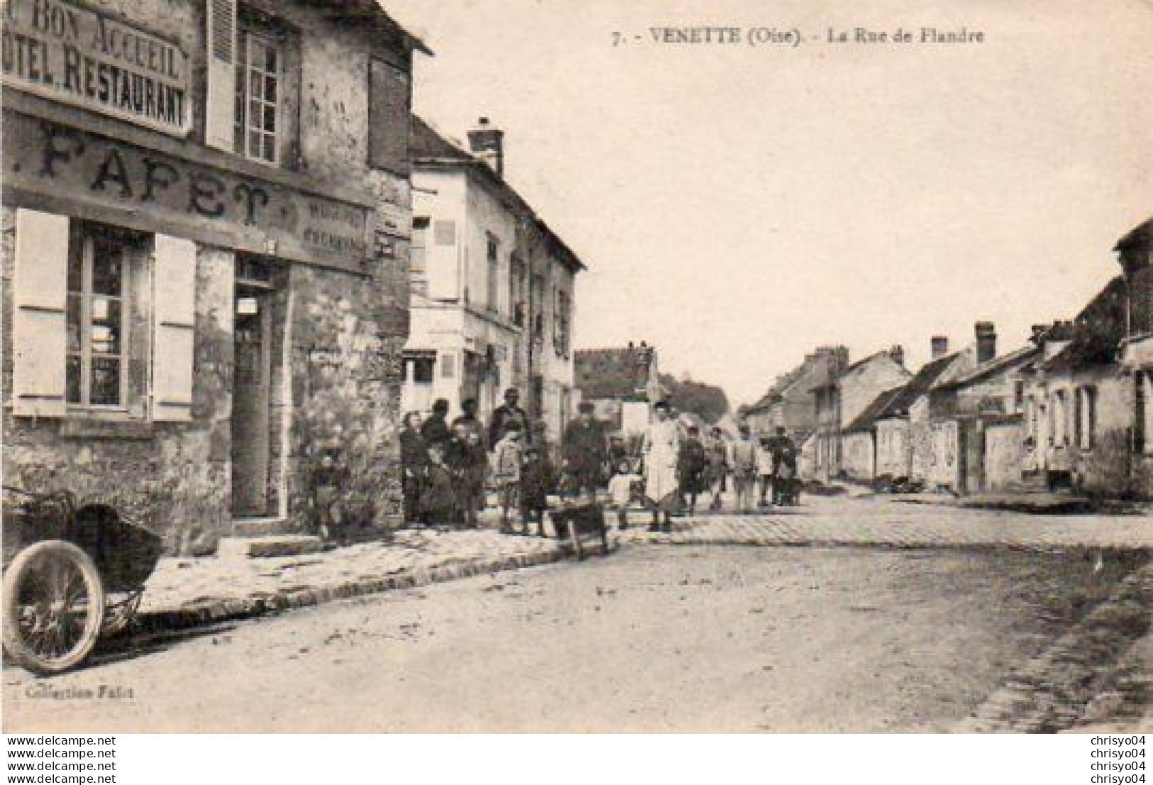 3V9Vo  60 Venette La Rue De Flandre Etablissement Fafet - Venette