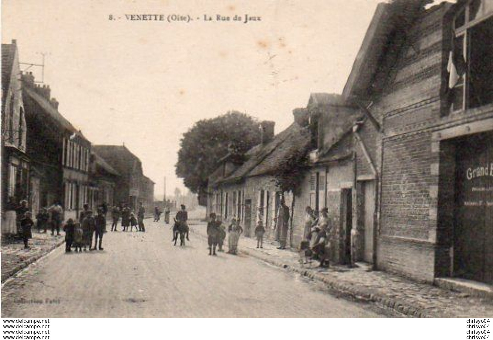 3V9Vo  60 Venette La Rue De Jaux - Venette