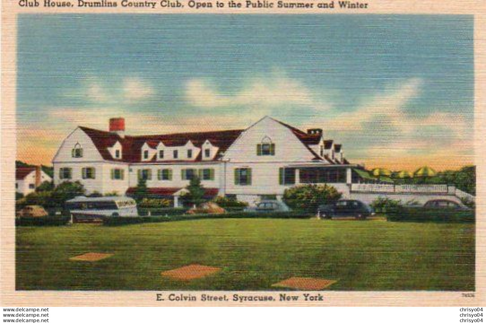 3V10SC  USA Club House Drumlins Country Club E. Colvin Street Syracuse - Syracuse