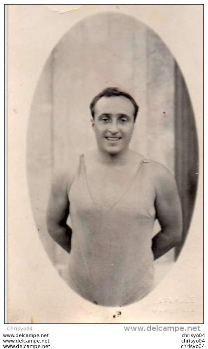51Au   Photo Cercle Des Nageurs De Marseille Natation Water Polo  Goal De L'équipe Jeune Espoir International 1929 - Swimming