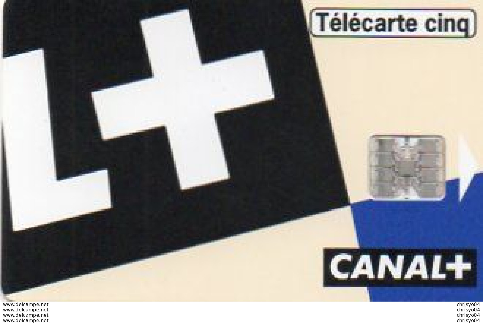 3V9Lbr  Télécarte Canal Plus 1997 Tirage 180 000 Ex. En TBE Dos Inversé Par Rapport Au Visuel - 5 Einheiten