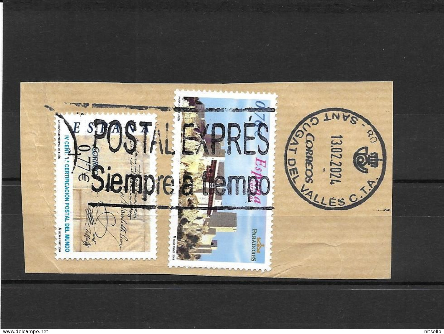LOTE 2183  ///  ESPAÑA  2003/2004 CON MATASELLO COMPLETO DE SANT CUGAT DEL     ¡¡¡ OFERTA - LIQUIDATION - JE LIQUIDE !!! - Used Stamps