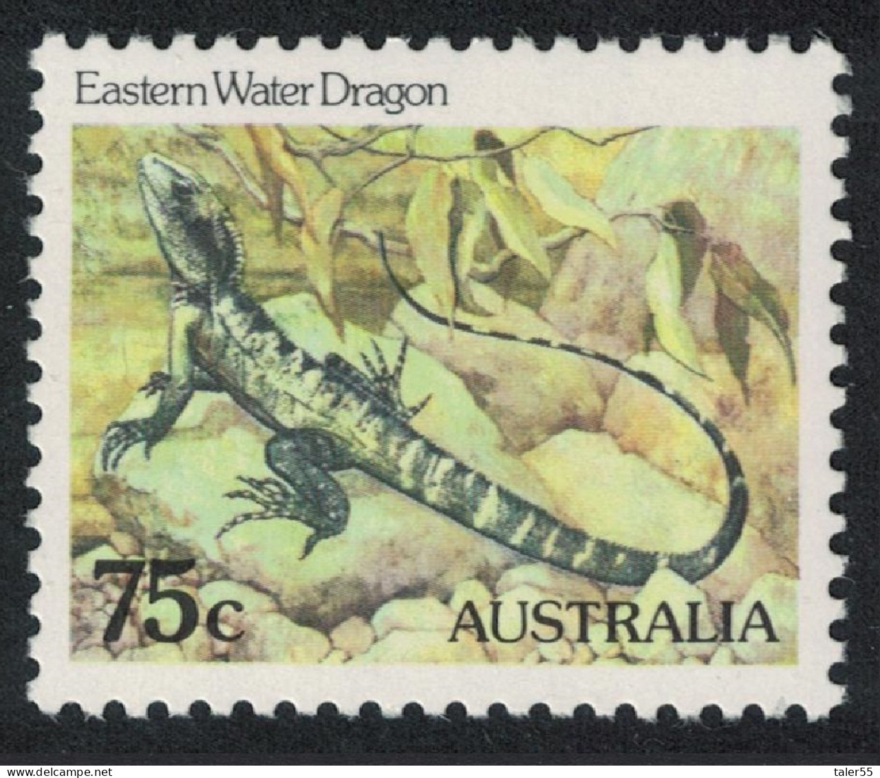 Australia Eastern Water Dragon Lizard 75c 1981 MNH SG#801 - Mint Stamps