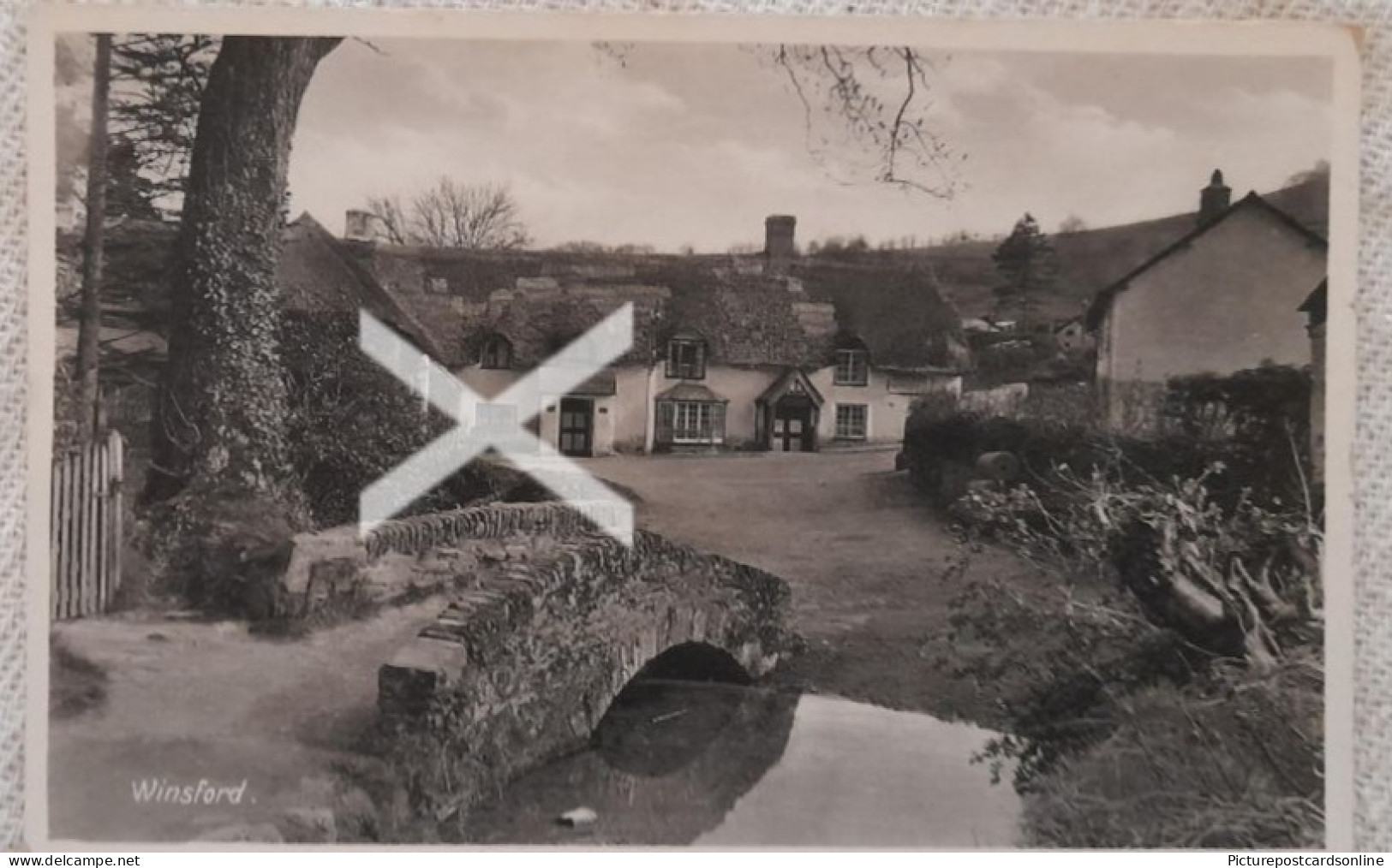 WINSFORD OLD B/W POSTCARD CHESHIRE - Other & Unclassified