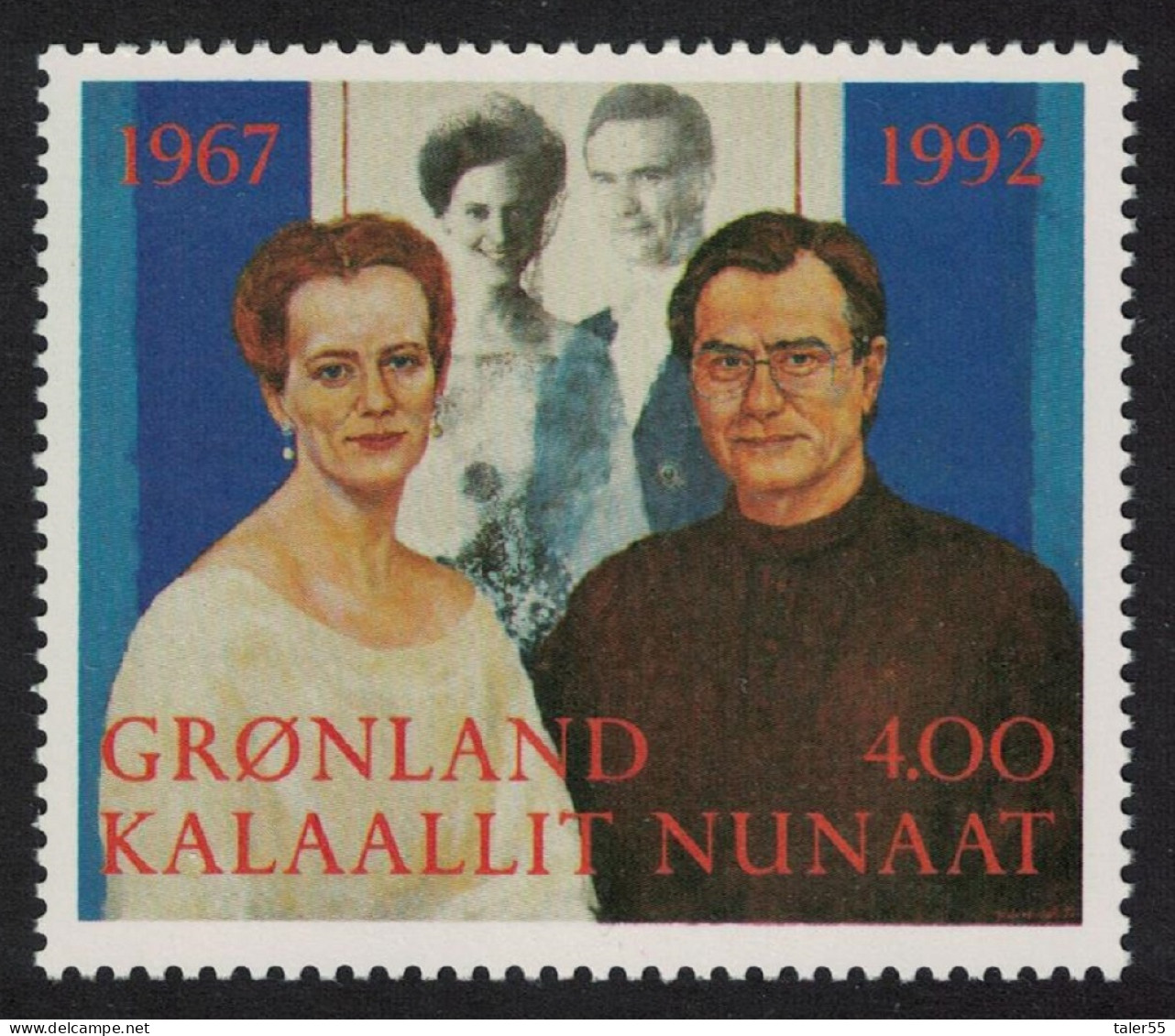 Greenland Silver Wedding Of Queen Margrethe And Prince Henrik 1992 MNH SG#242 - Ungebraucht