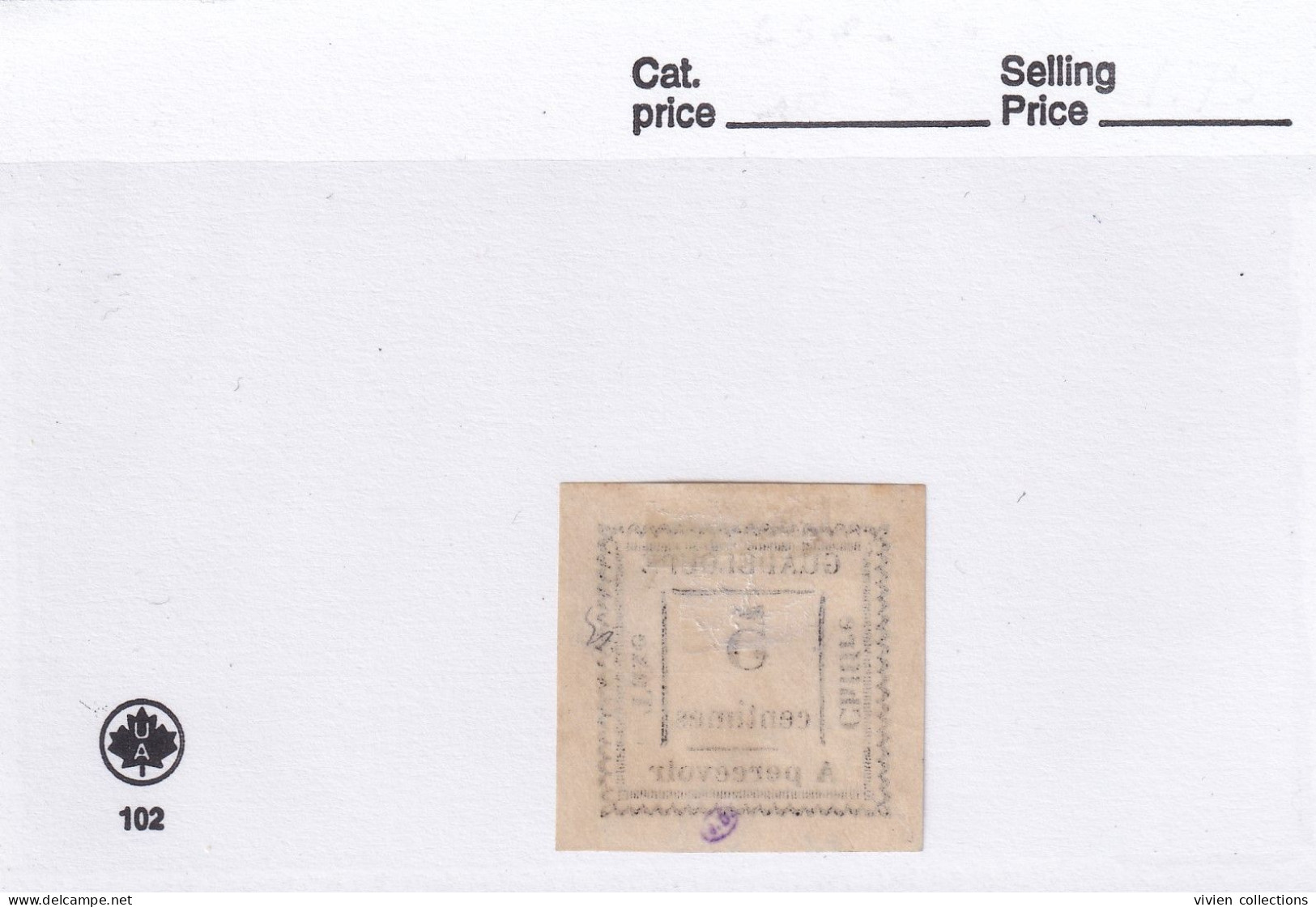 France Colonie Guadeloupe Timbre Taxe N° 6 Oblitéré - Postage Due
