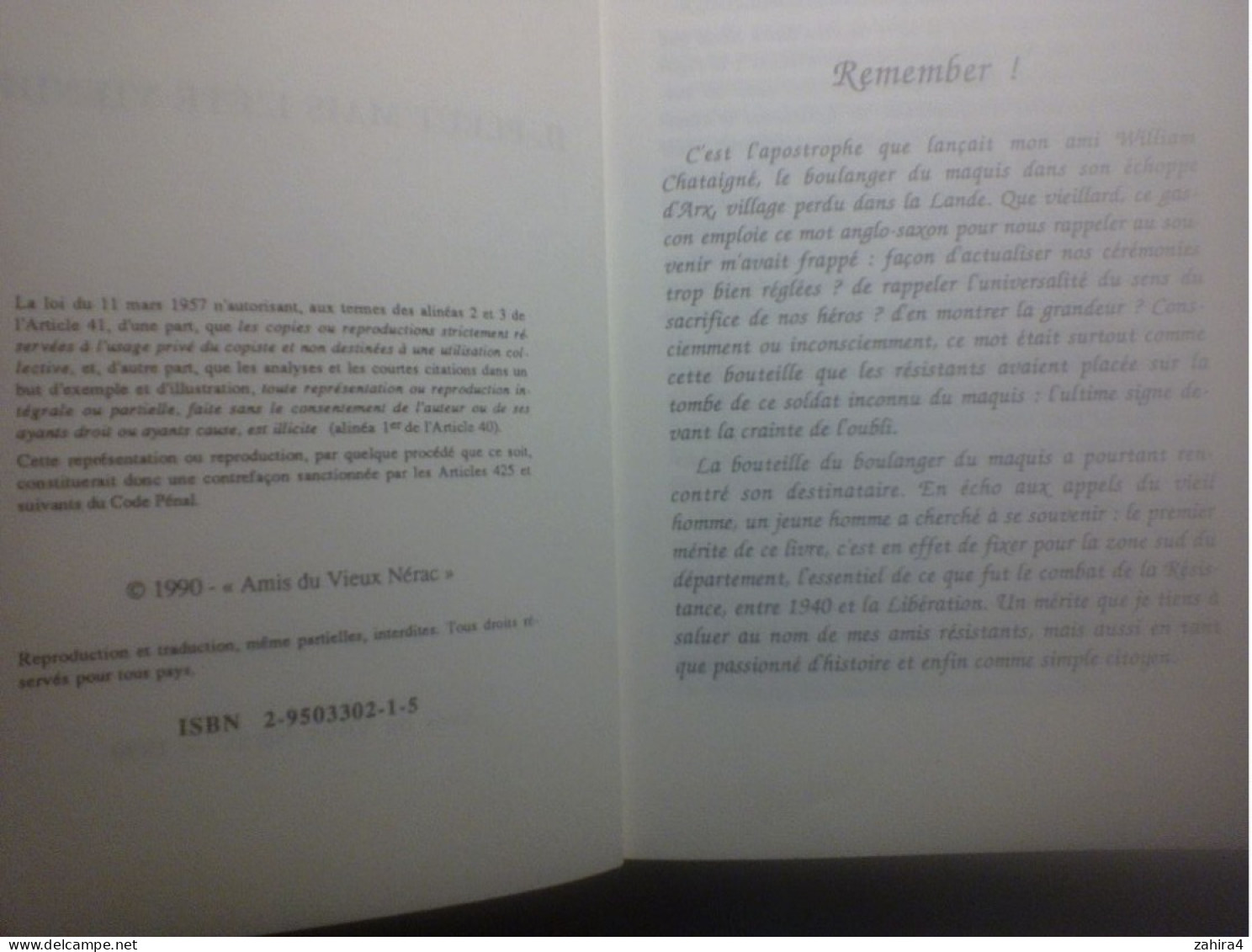 Résistance Pays D'Albret Il Pleut Mais L'été Viendra Jean-Pierre Koscielniak Amis Du Vieux Nérac Couverture Casteljaloux - Aquitaine