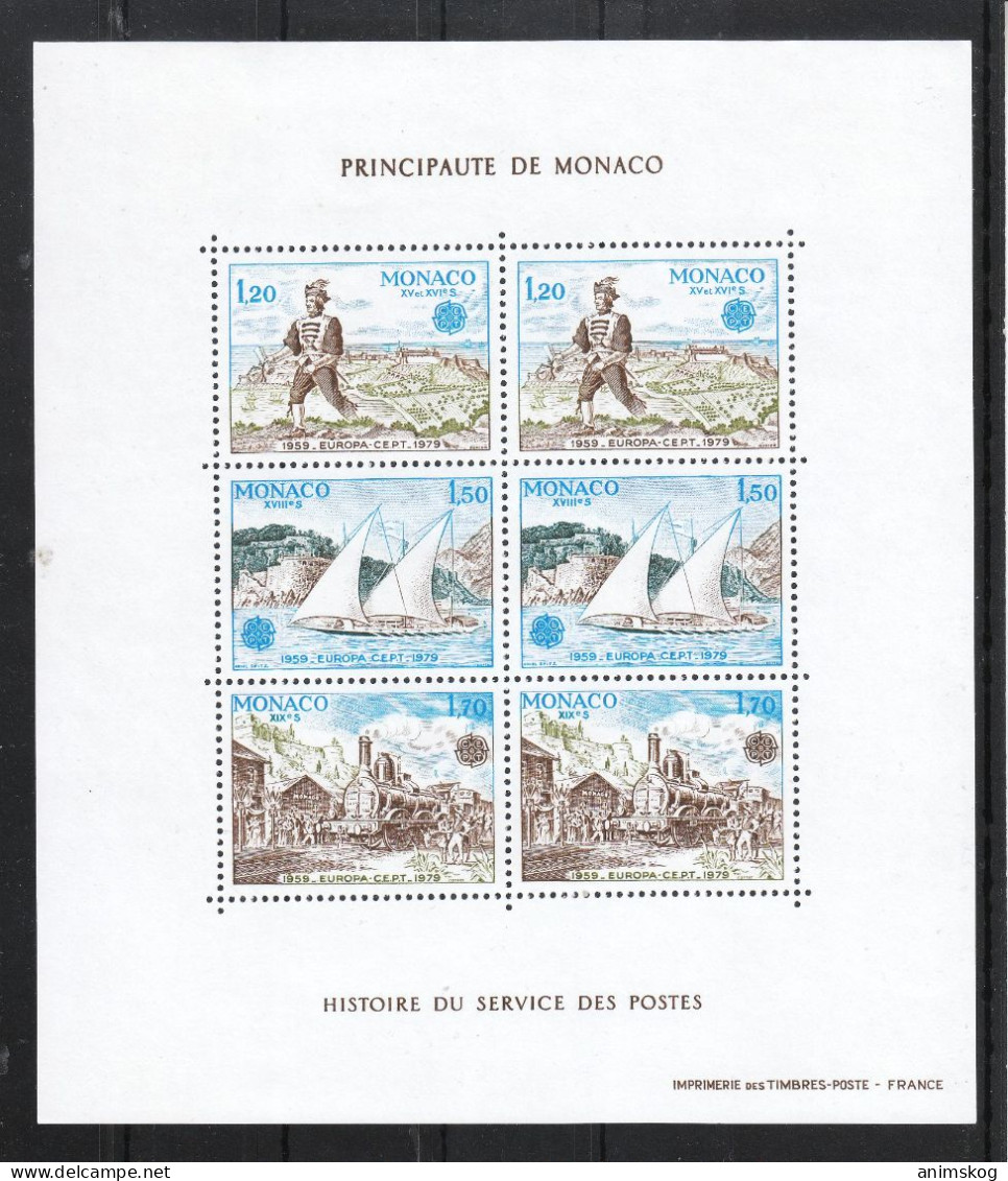 Monaco 1979**, Europa 1979, Sukkulente Agave Sp. / Monaco 1979, MNH, Europa 1979, Succulent Agave Sp. - Cactusses