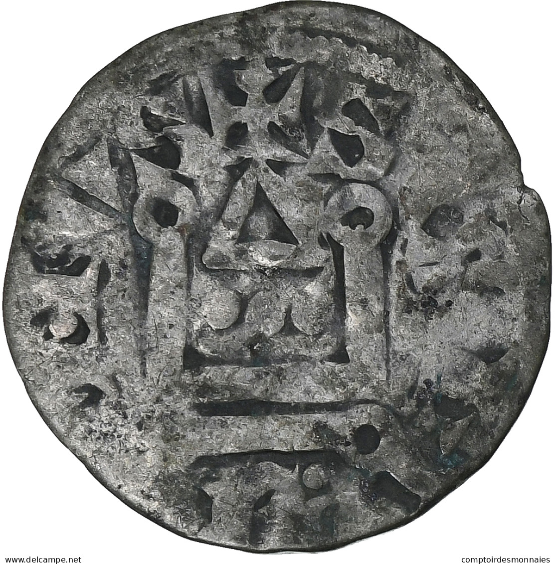 France, Philippe II, Denier, 1180-1223, Saint-Martin De Tours, Argent, TB - 1180-1223 Philipp II. August 