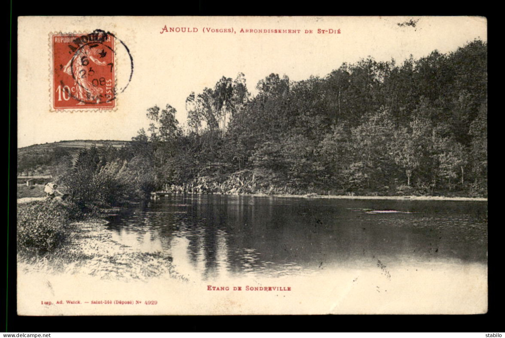 88 - ANOULD - ETANG DE SONDERVILLE - Anould