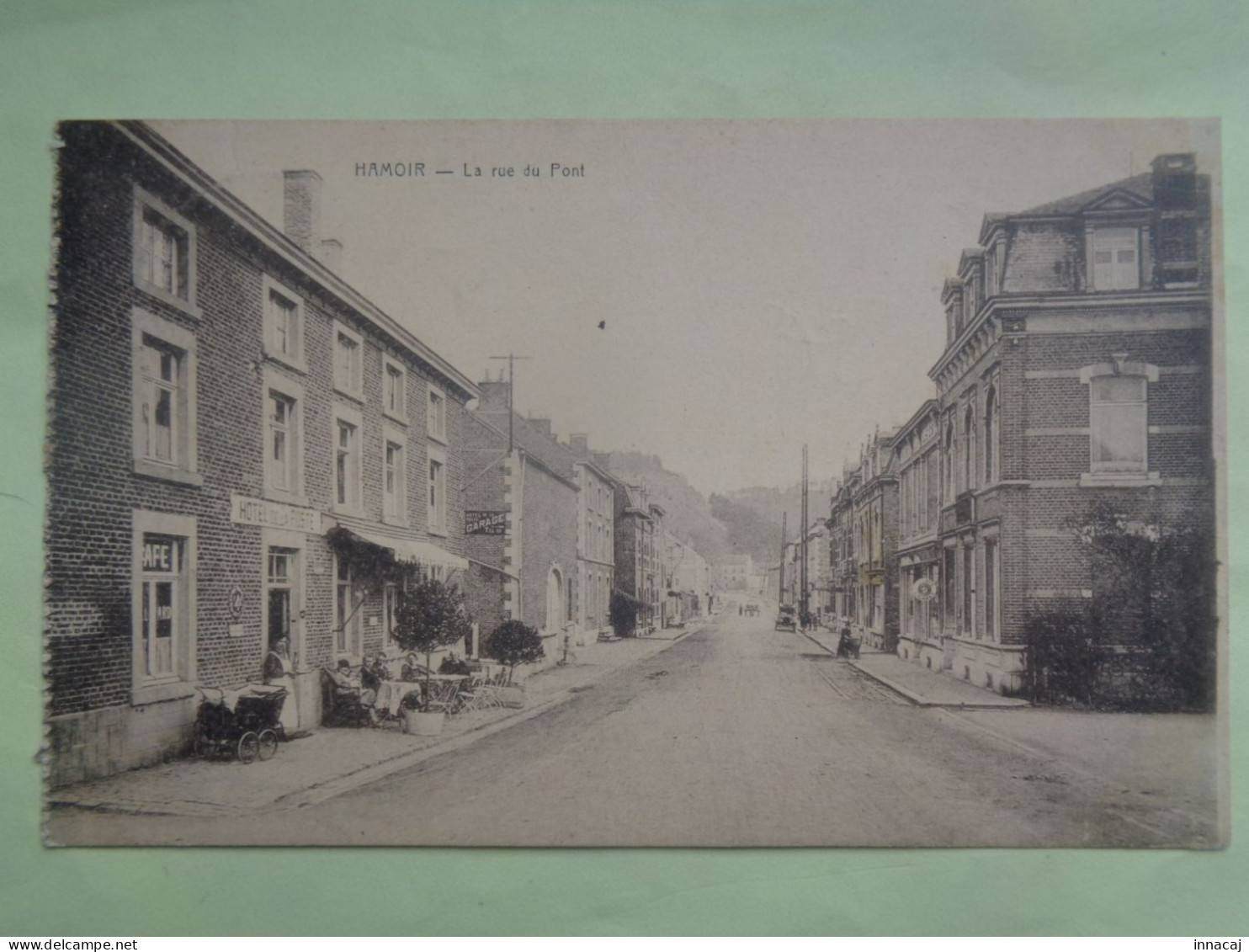 103-3-408             HAMOIR   La Rue Du Pont    ( Brunâtre ) - Hamoir