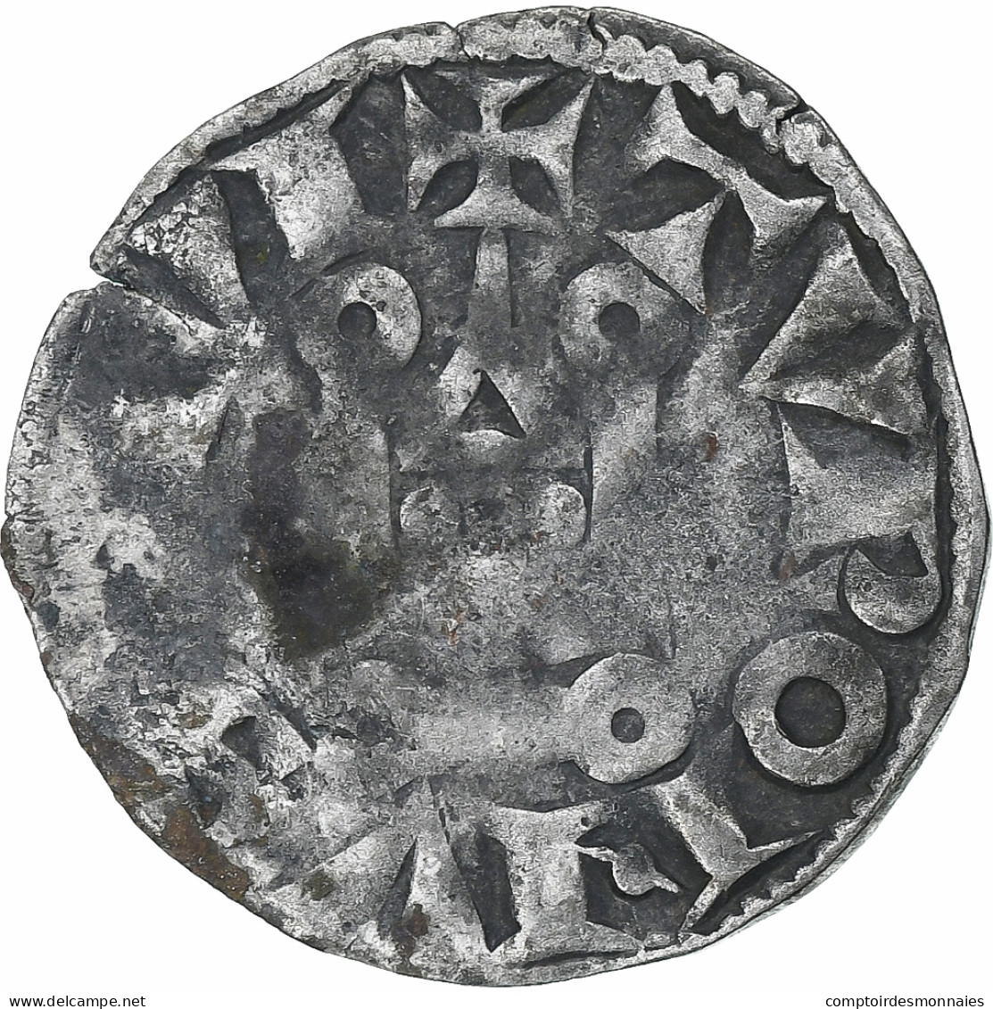 France, Louis VIII-IX, Denier Tournois, 1223-1244, Billon, TB+, Duplessy:187 - 1223-1226 Luigi VIII Il Leone