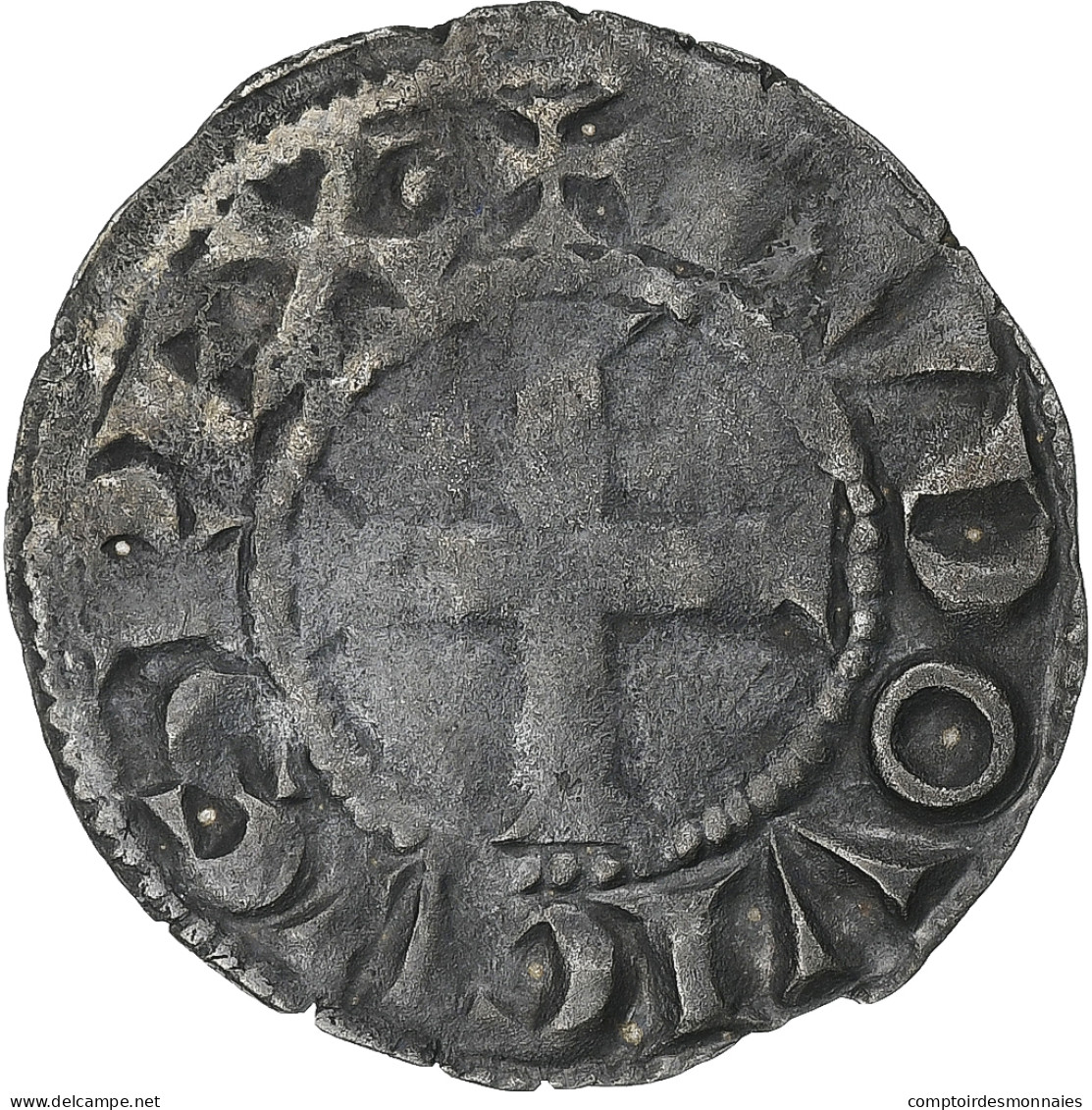 France, Louis VIII-IX, Denier Tournois, 1223-1244, Billon, TTB, Duplessy:187 - 1223-1226 Louis VIII The Lion