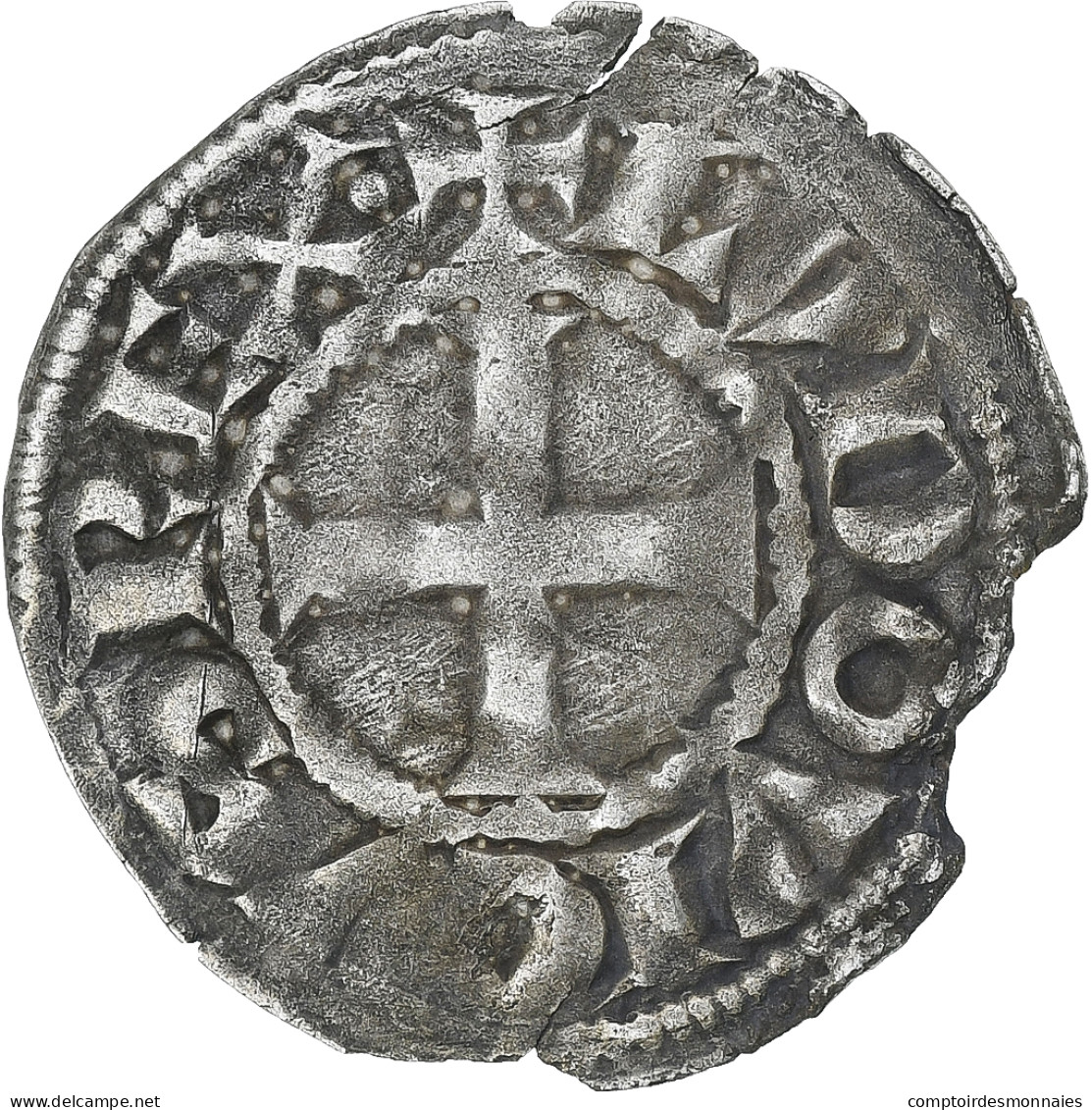 France, Louis VIII-IX, Denier Tournois, 1223-1244, Billon, TTB, Duplessy:187 - 1223-1226 Luis VIII El León