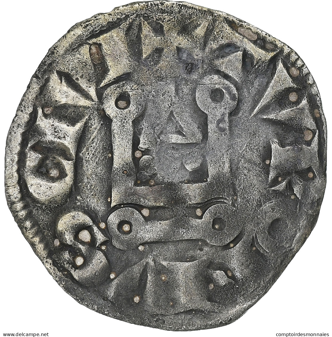 France, Louis VIII-IX, Denier Tournois, 1223-1244, Billon, TB+, Duplessy:187 - 1223-1226 Ludwig VIII. Der Löwe