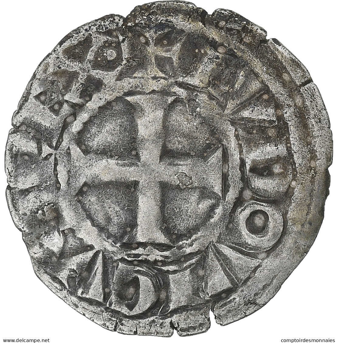 France, Louis VIII-IX, Denier Tournois, 1223-1244, Billon, TTB, Duplessy:187 - 1223-1226 Ludwig VIII. Der Löwe