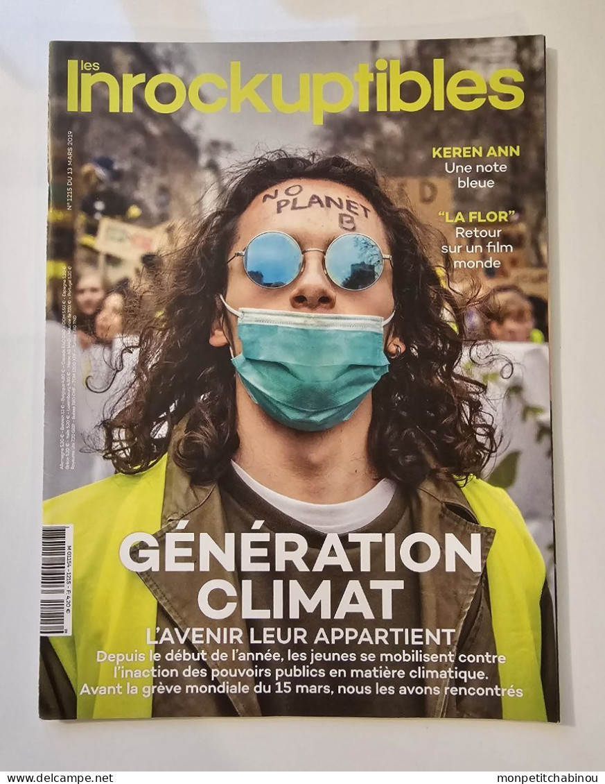 Magazine LES INROCKUPTIBLES N°1215 (Du 13 Mars 2019) - Política