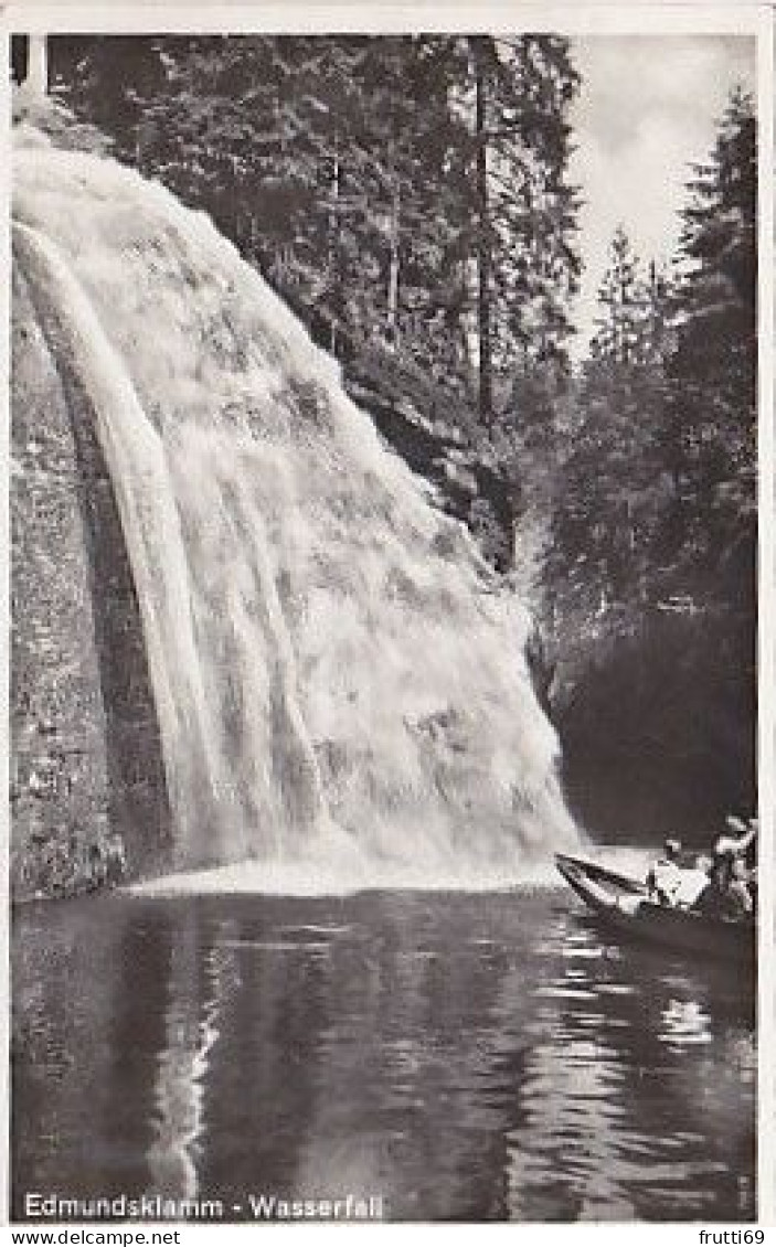 AK 202609 SUDETEN - Edmundsklamm Wasserfall - Elbsandsteingebirge - Sudeten