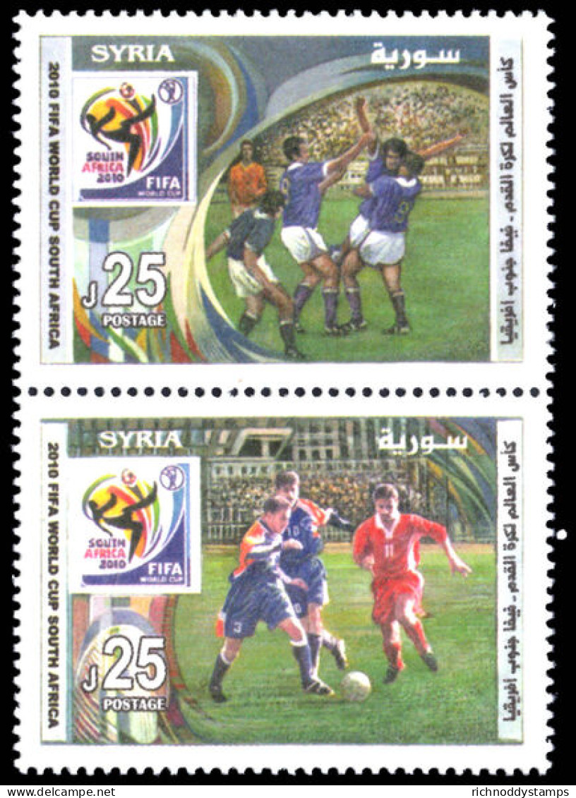 Syria 2010 World Cup Football Championships Unmounted Mint. - Syrie