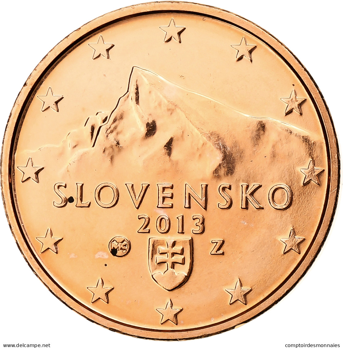 Slovaquie, Euro Cent, 2013, Kremnica, BU, FDC, Cuivre Plaqué Acier, KM:95 - Slovaquie