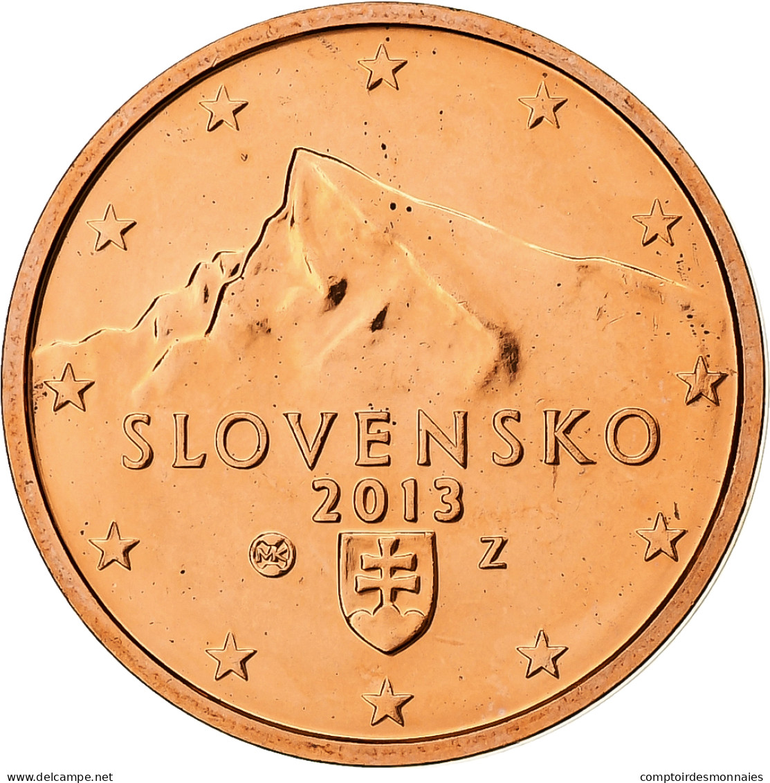 Slovaquie, 2 Euro Cent, 2013, Kremnica, BU, FDC, Cuivre Plaqué Acier, KM:96 - Slovakia