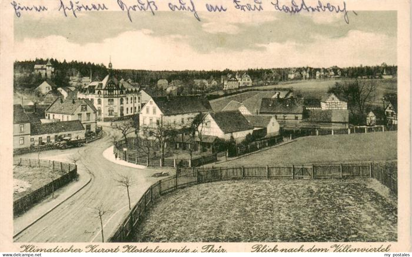 73958233 Bad_Klosterlausnitz Heilklimatischer Kurort Blick Nach Dem Villenvierte - Bad Klosterlausnitz