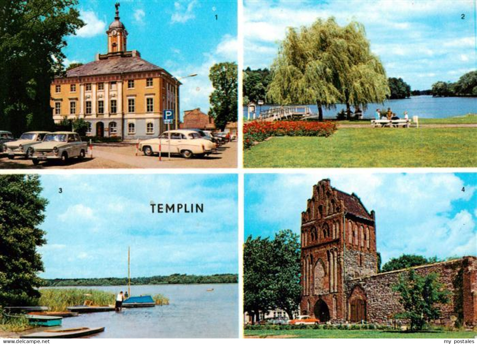 73918479 Templin Rathaus Stadtsee Am Luebbesee Prenzlauer Tor - Templin