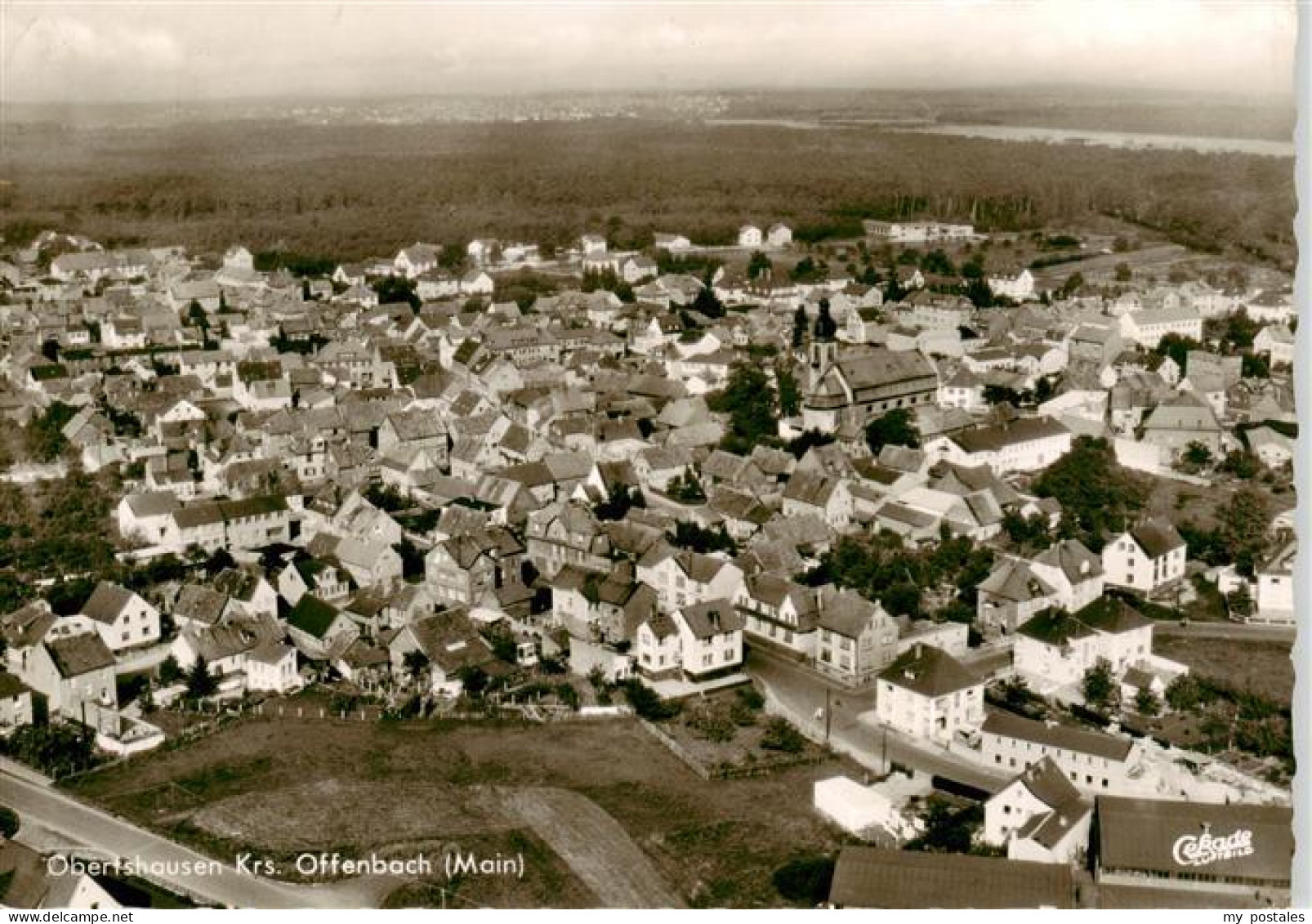 73877992 Obertshausen Fliegeraufnahme Obertshausen - Obertshausen