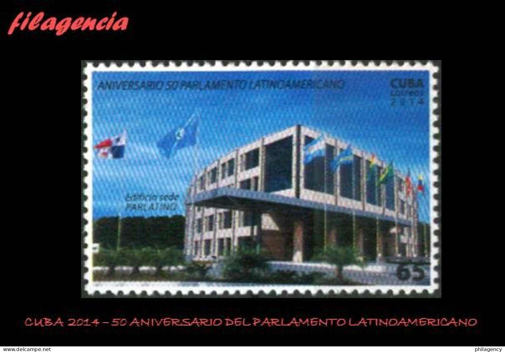 CUBA MINT. 2014-37 50 ANIVERSARIO DEL PARLAMENTO LATINOAMERICANO - Nuevos