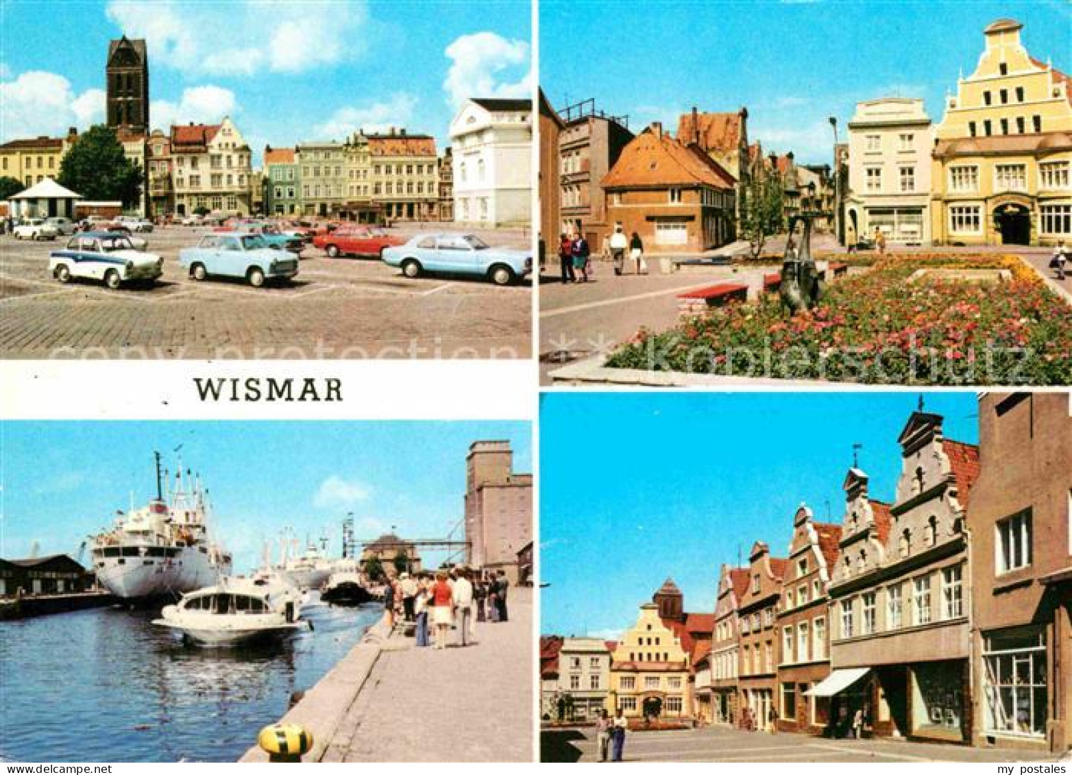 72623758 Wismar Mecklenburg Markt Kraemerstrasse Hafenpartie Wismar - Wismar