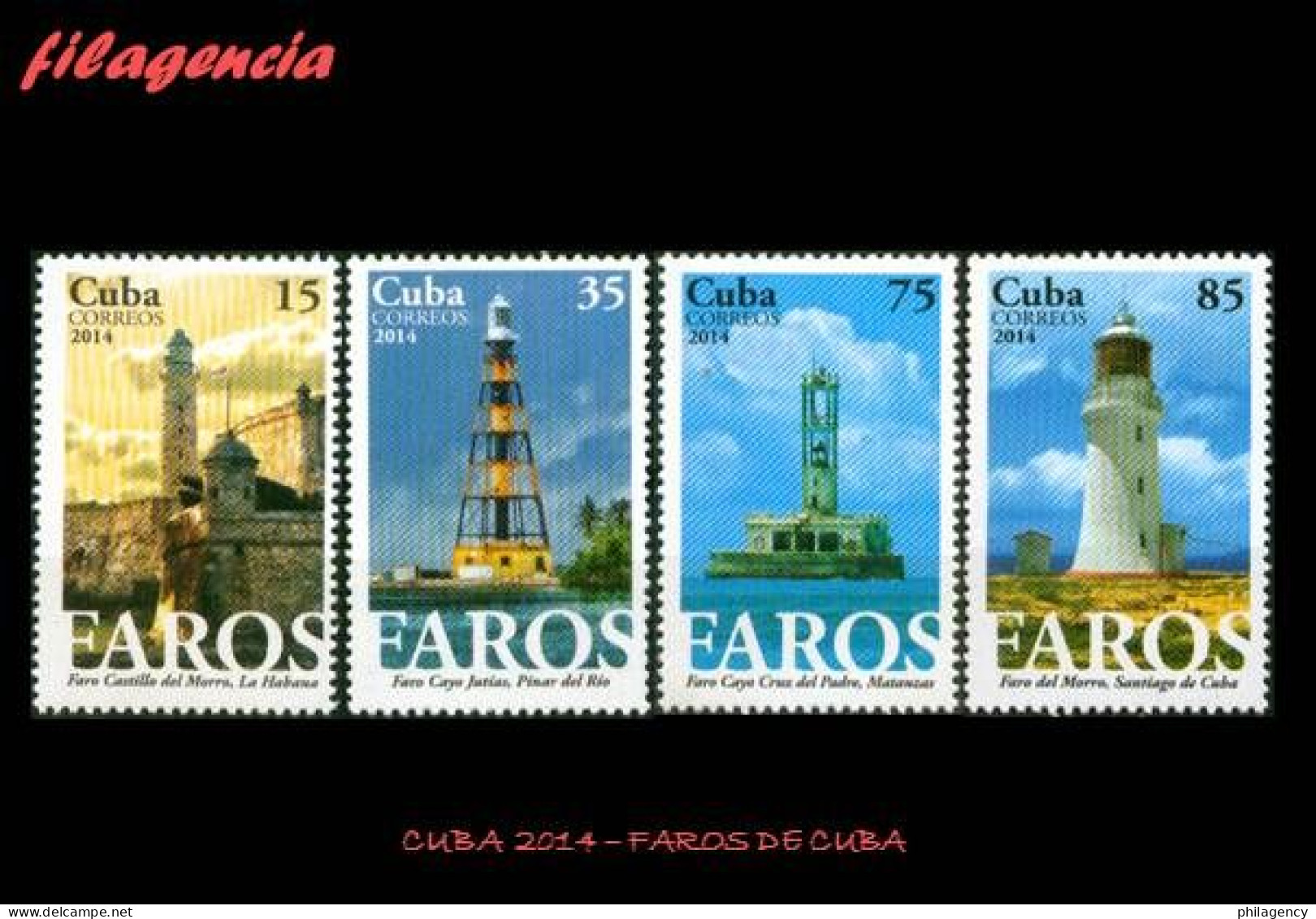 CUBA MINT. 2014-42 FAROS DE CUBA - Neufs