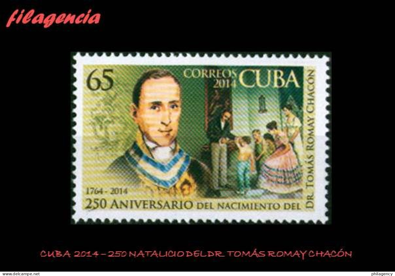 CUBA MINT. 2014-52 250 NATALICIO DEL DR. TOMÁS ROMAY CHACÓN - Neufs