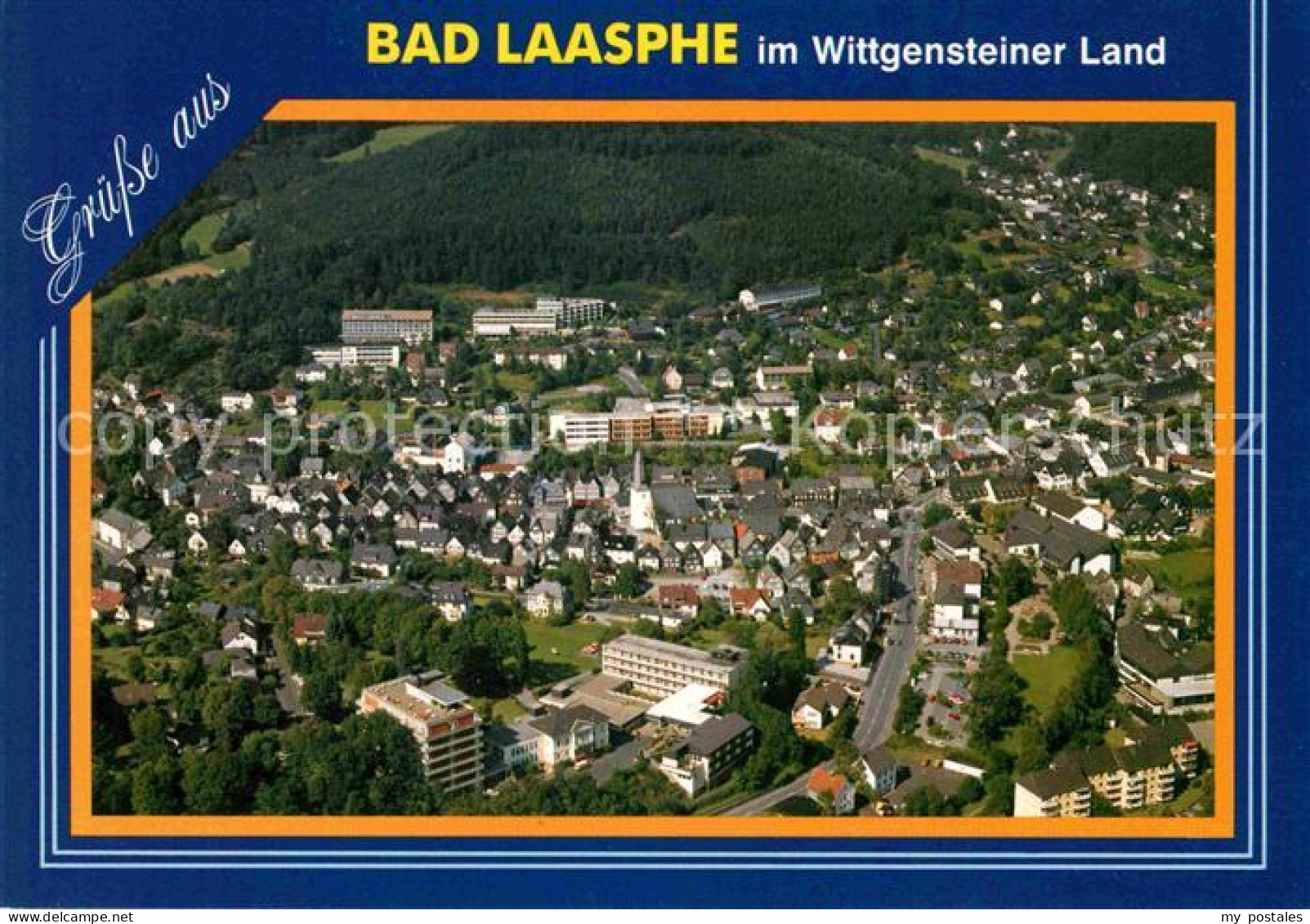 72619342 Bad Laasphe Wittgensteiner Land Fliegeraufnahme Bad Laasphe - Bad Laasphe