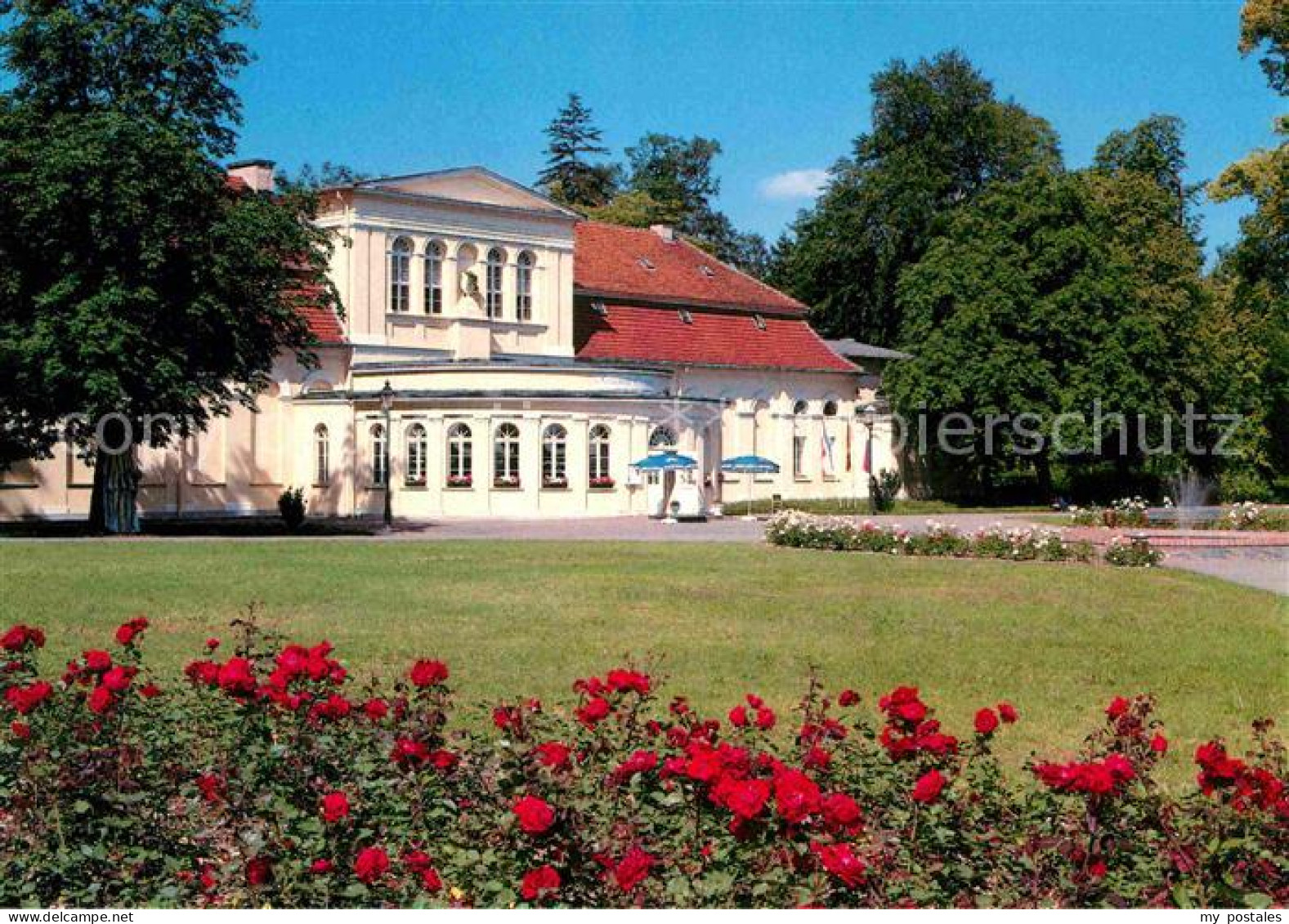 72618706 Neustrelitz Restaurant Orangerie Park Rosenbeet Neustrelitz - Neustrelitz