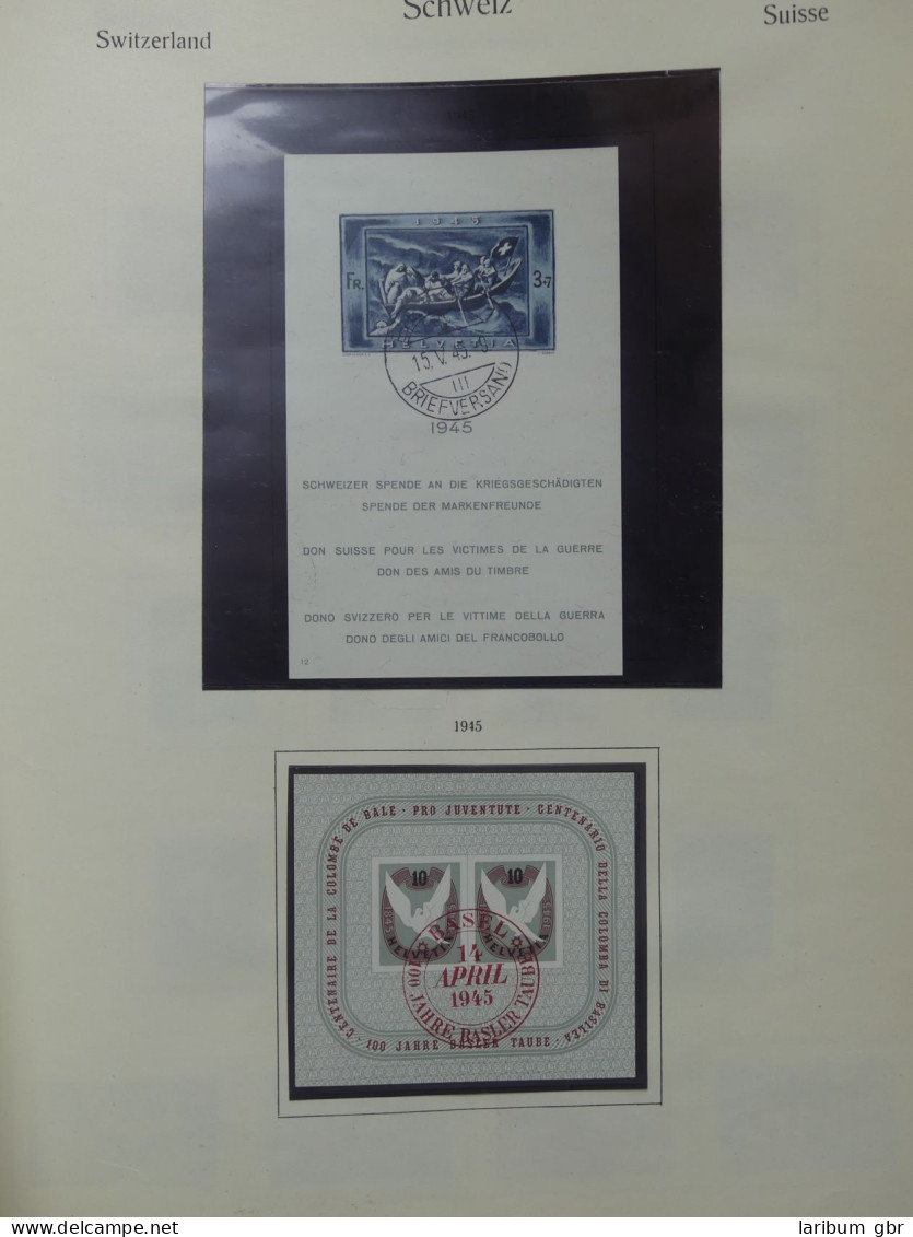 Schweiz Ab 1945 Gestempelt Besammelt über 4T Katalog Im KA-BE Binder #LY710 - Collections