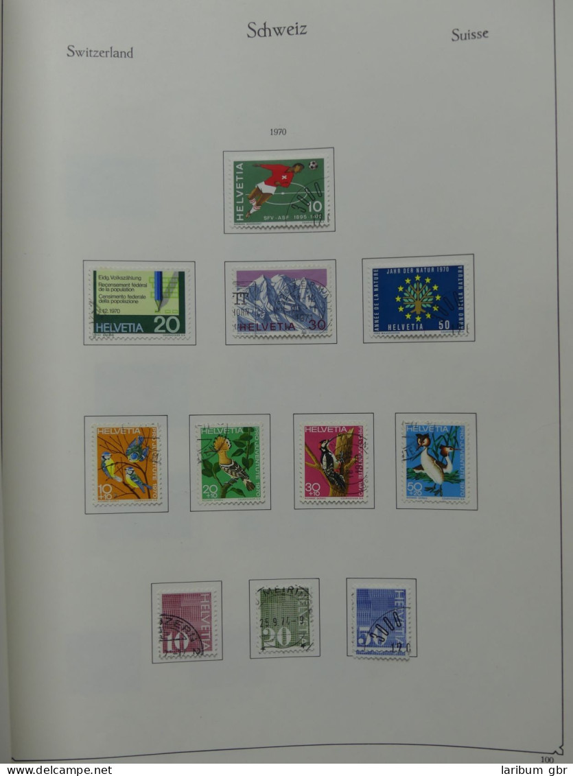 Schweiz ab 1945 gestempelt besammelt über 4T Katalog im KA-BE Binder #LY710