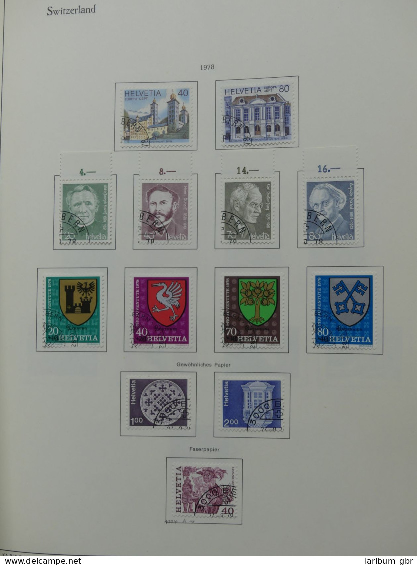 Schweiz ab 1945 gestempelt besammelt über 4T Katalog im KA-BE Binder #LY710