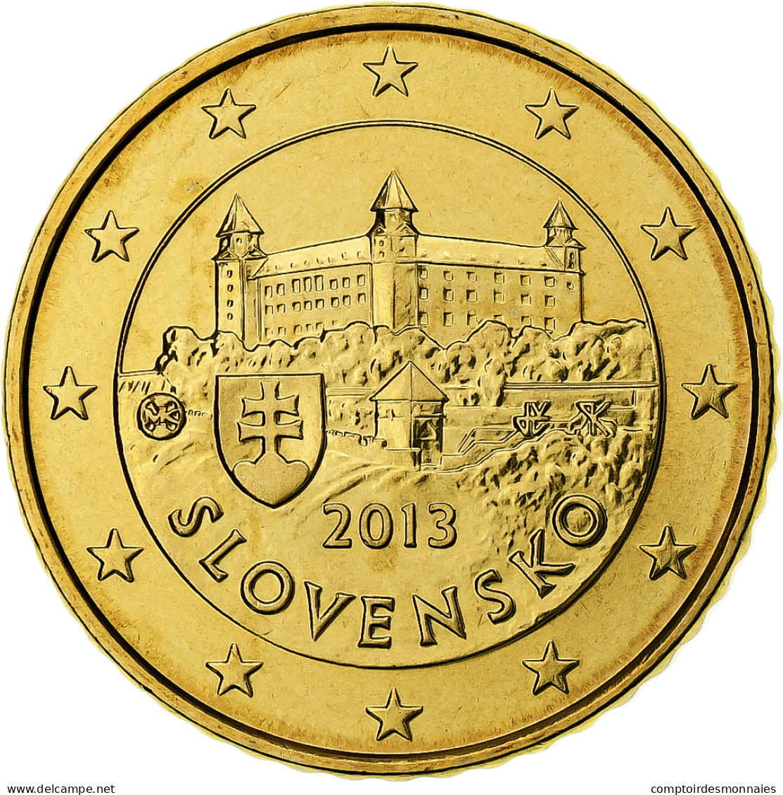 Slovaquie, 50 Euro Cent, 2013, Kremnica, BU, FDC, Or Nordique, KM:100 - Slovakia