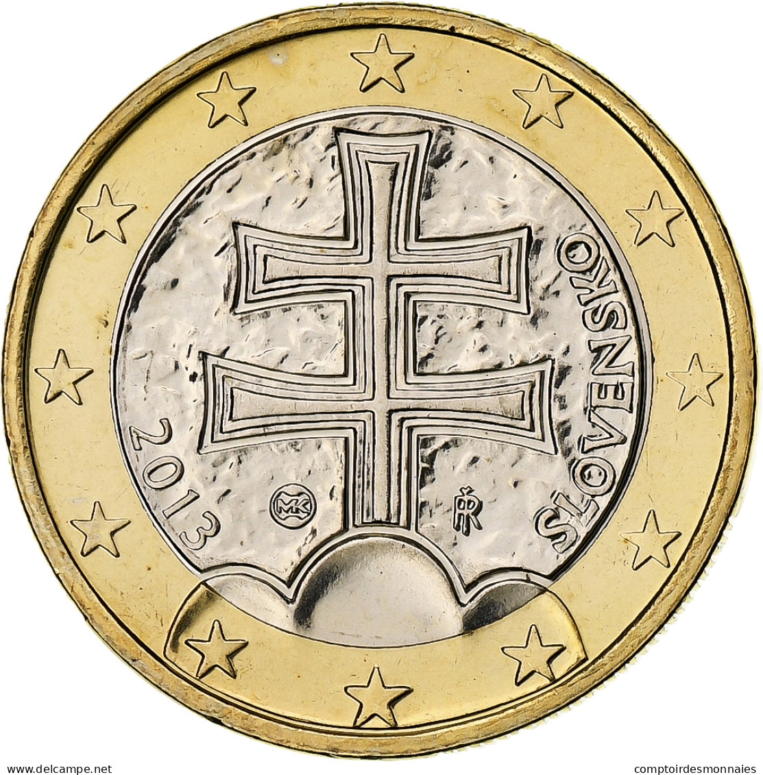 Slovaquie, Euro, 2013, Kremnica, BU, FDC, Bimétallique, KM:101 - Slowakei