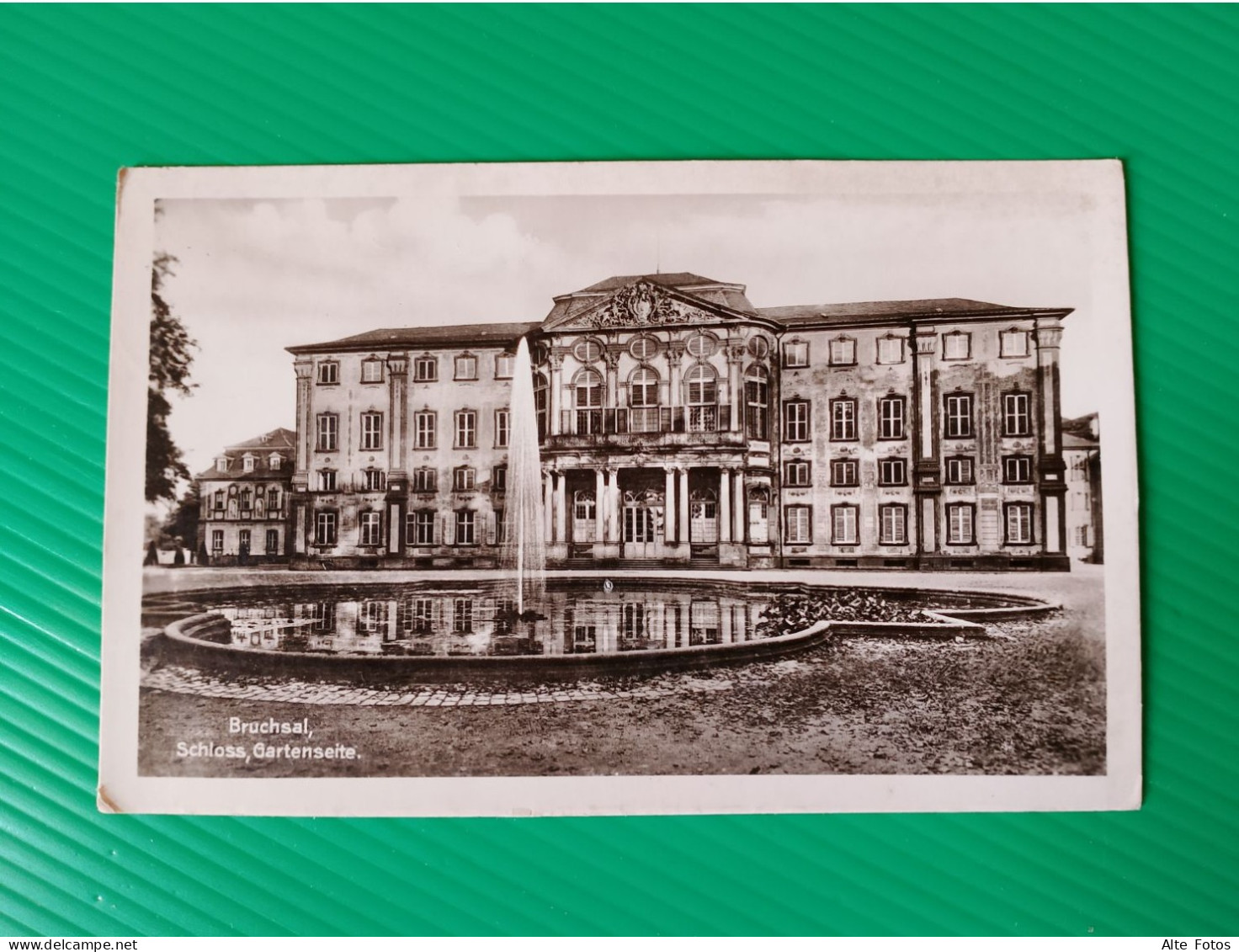 Alte AK Ansichtskarte Postkarte Bruchsal Baden Württemberg Schloss Gartenseite Deutsches Reich Deutschland Alt Old Card - Bruchsal